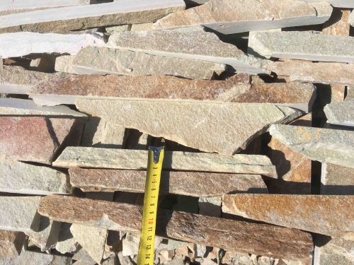 Горбушка златолит золотистый для облицовки купить в Нижнем Тагиле