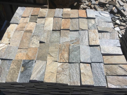 Плитка пилёная златолит Уральский для цоколя, отмостки купить в Нижнем Тагиле