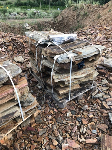 Плитняк кора дерева 50-100мм для пошаговых дорожек купить в Нижнем Тагиле