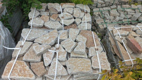 Гранитный плитняк галтованный для парковки купить в Нижнем Тагиле