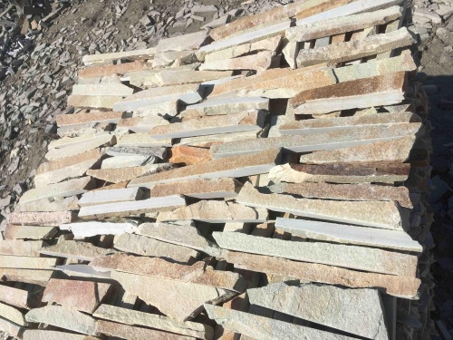 Горбушка златолит золотистый для облицовки купить в Нижнем Тагиле