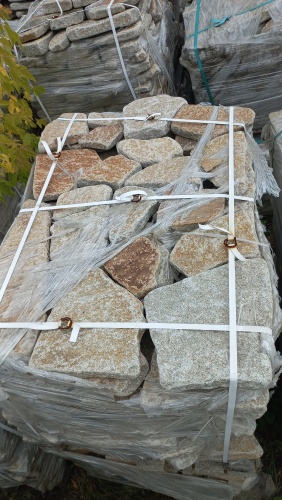 Плитняк галтованный гранитный для ландшафтного дизайна купить в Нижнем Тагиле