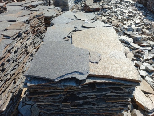 Плитняк серицит облицовочный 10-20мм купить в Нижнем Тагиле