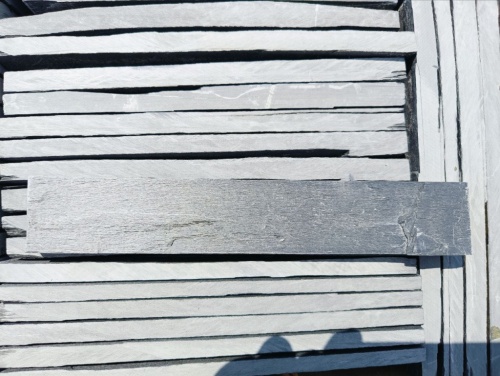 Плитка чёрная из натурального камня фасадная 30 см * 5 см, толщина 7 мм -30 мм купить в Нижнем Тагиле